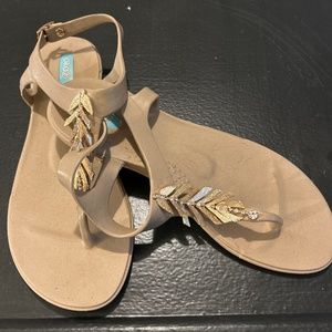 OKAB Gold Leaf Sandal